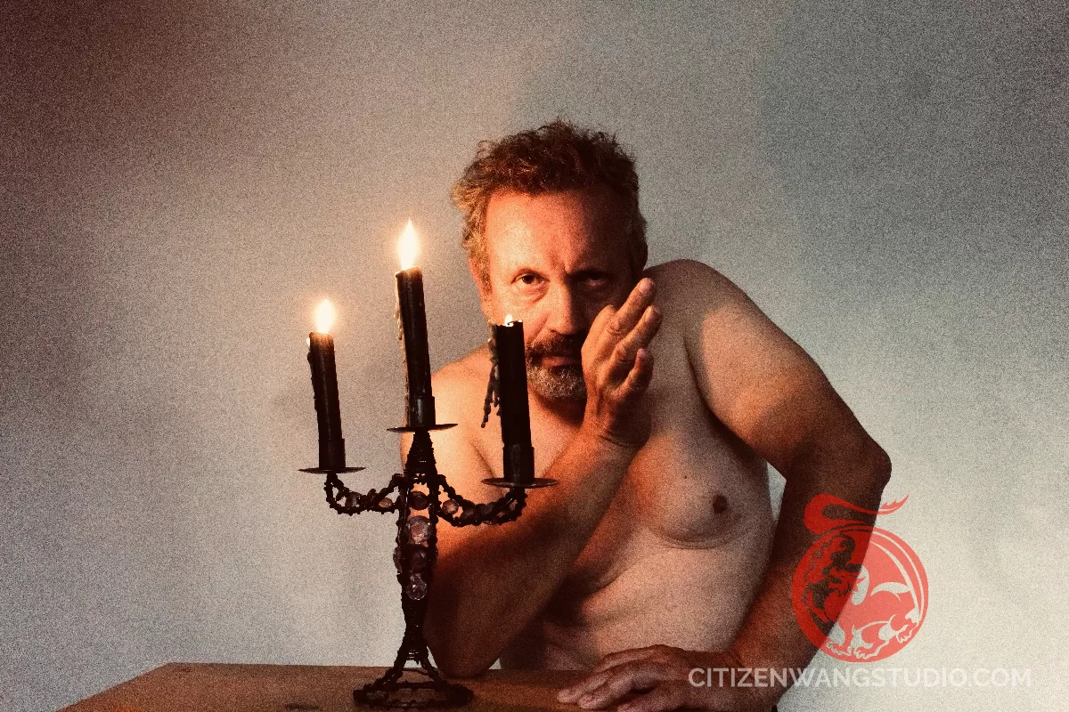 Man and Candelabra.JPG